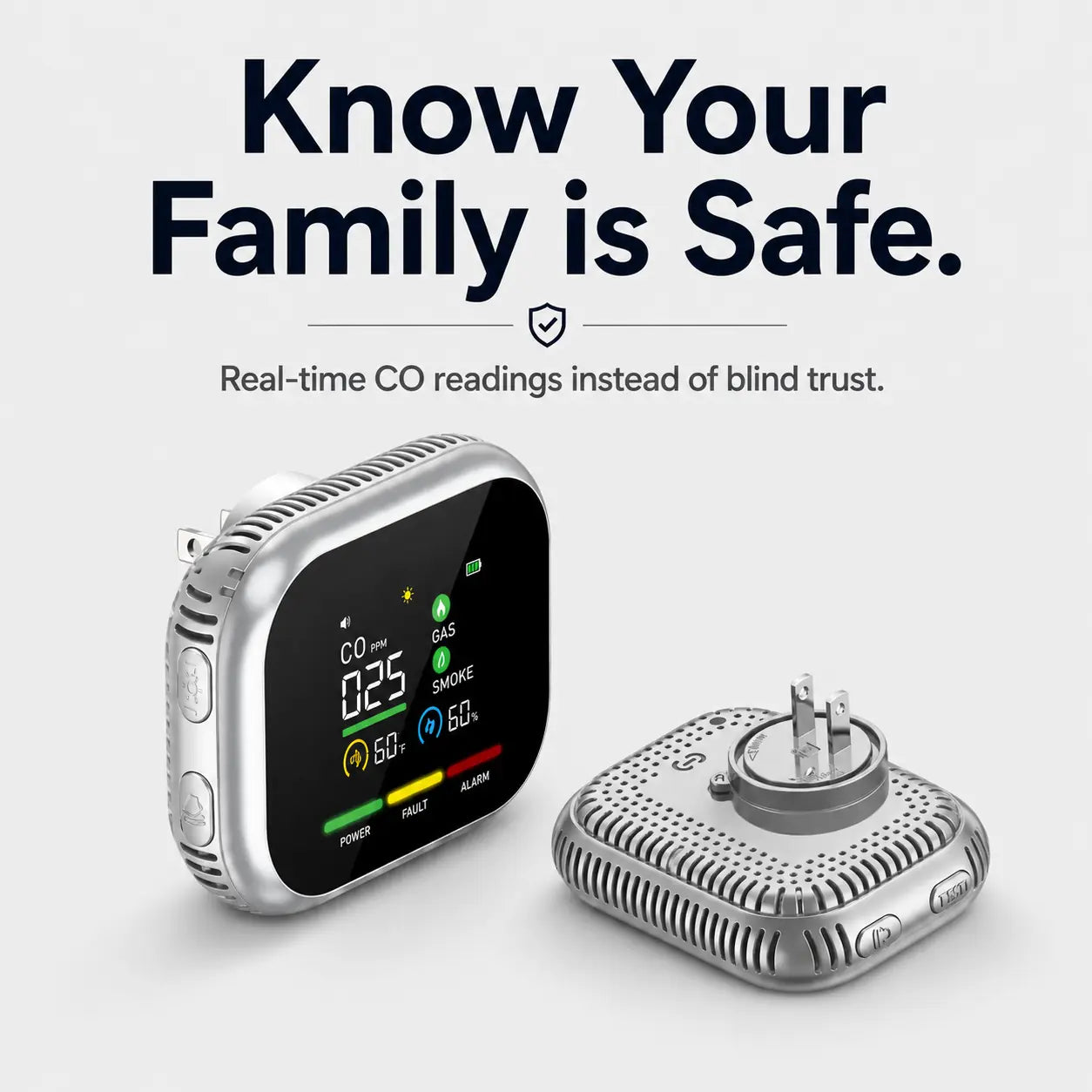 Portable Home Gas Detector with Electrochemical Sensor